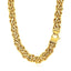 Collier en Chaîne Motif Byzantin en Or Jaune 14k