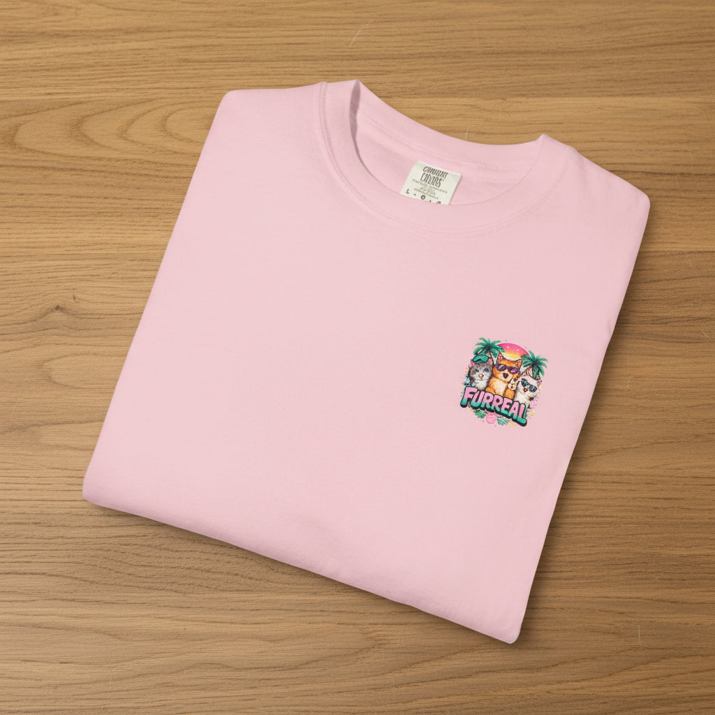 Camiseta Furreal Cat Sunset | Camiseta Unisex