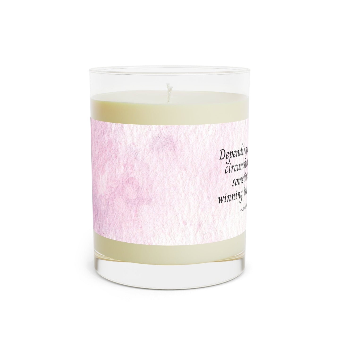 Bougie parfumée Winning is Losing - Verre complet, 11oz