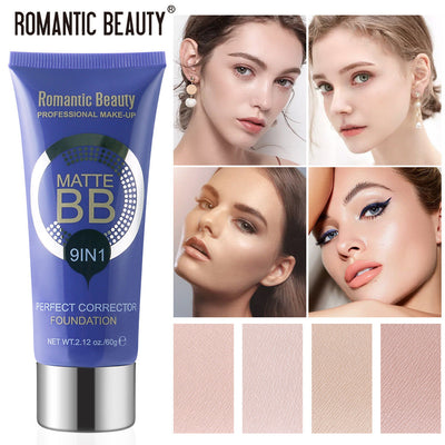 Omantic Beauty Liquid Foundation To Beautify Facial Pores Concealer Not Easy To Take Off Makeup BB Cream - Korvel
