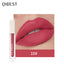 QIBEST Silky Lip Glaze - Brillo Labial No Pegajoso y de Larga Duración