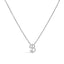 10K White Gold Diamond Accent Initial "A" Pendant Necklace