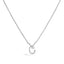 10K White Gold Diamond Accent Initial "A" Pendant Necklace