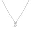 10K White Gold Diamond Accent Initial "A" Pendant Necklace