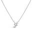 10K White Gold Diamond Accent Initial "A" Pendant Necklace
