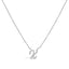 10K White Gold Diamond Accent Initial "A" Pendant Necklace