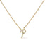 10K White Gold Diamond Accent Initial "A" Pendant Necklace