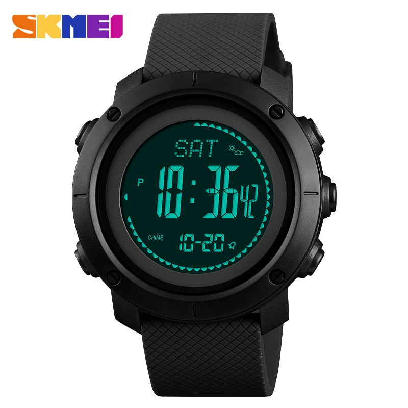 SKMEI 1427-belt type  altimeter barometer thermometer altitude men's digital watch sports clock mountain climbing hiking watch Monterey - Korvel