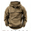 Hoodie zippé décontracté pour homme avec cordon et poche