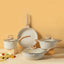 Medical stone non-stick pot soup pot stew pot frying pan wok milk pot frying pan steaming marble granite pot set - Korvel