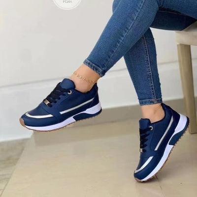 Stylish Casual Lace-up Sneakers for Women
