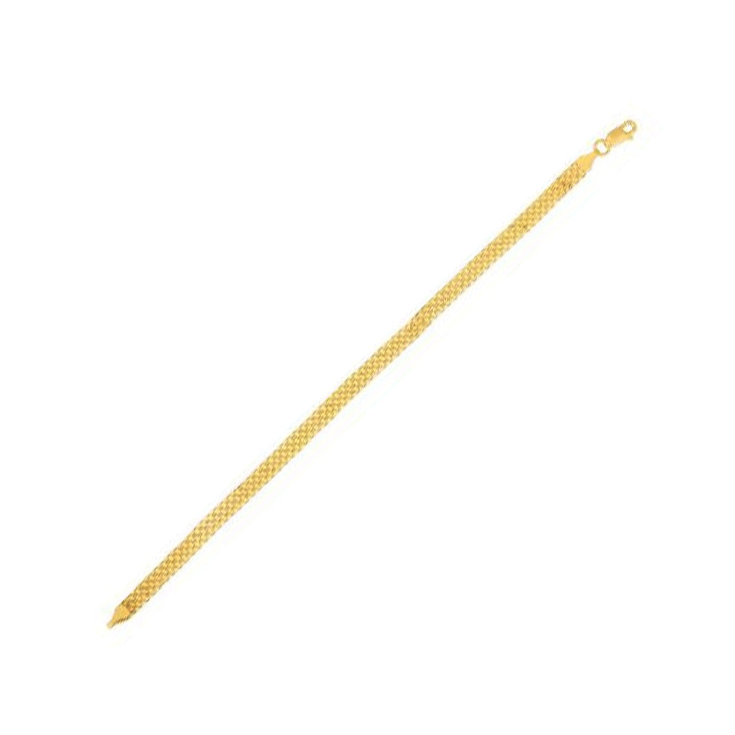 14k Yellow Gold Bismark Chain - 4.70 mm