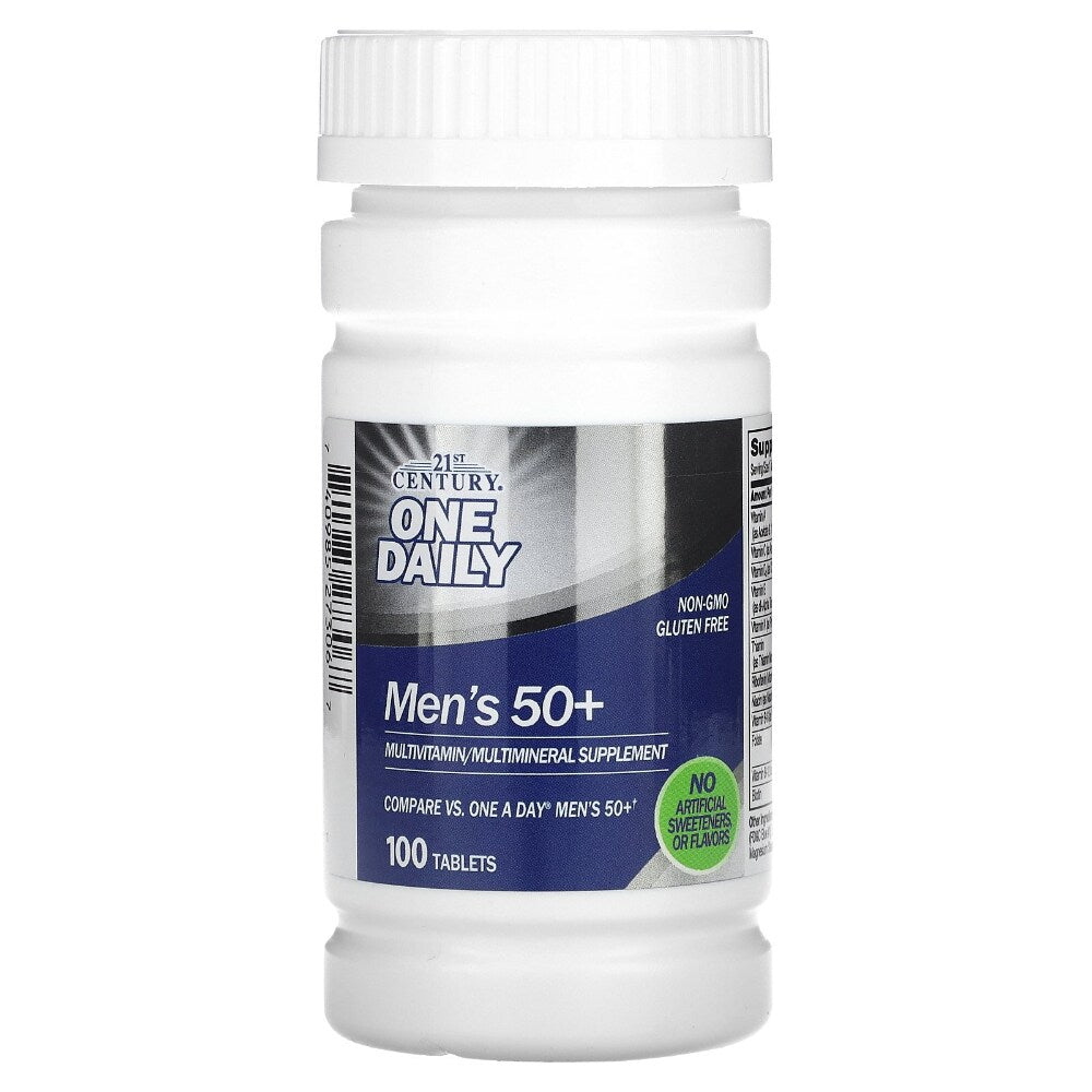 21st Century One Daily Multivitamin for Men 50+, 100 Tablets