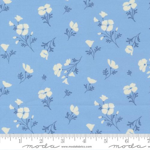 Cannon Beach Sky Astoria Florals Fabric - 44"/45" Per Yard