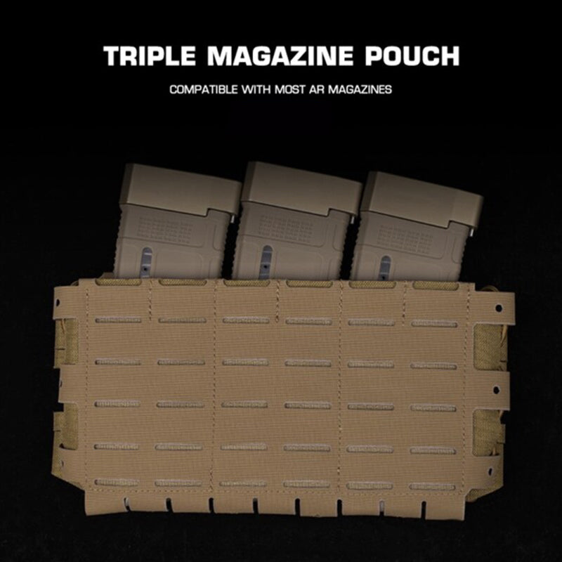 Tactical ARC V3 Molle Mag Pouch for M4/AR15, laser-cut, for hunting & airsoft. - Korvel