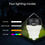 Retractable Camping Light LED Flashlight Portable Lantern 4 Modes Mini Hook Hanging TentEmergencyTorch Outdoor - Korvel