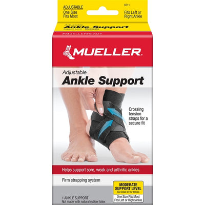 Mueller Adjustable Ankle Support - One Size Fits Most