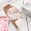 top brand women's watch leather rose gold dress female clock luxury brand design women watches simple fashion ladies watch - Korvel