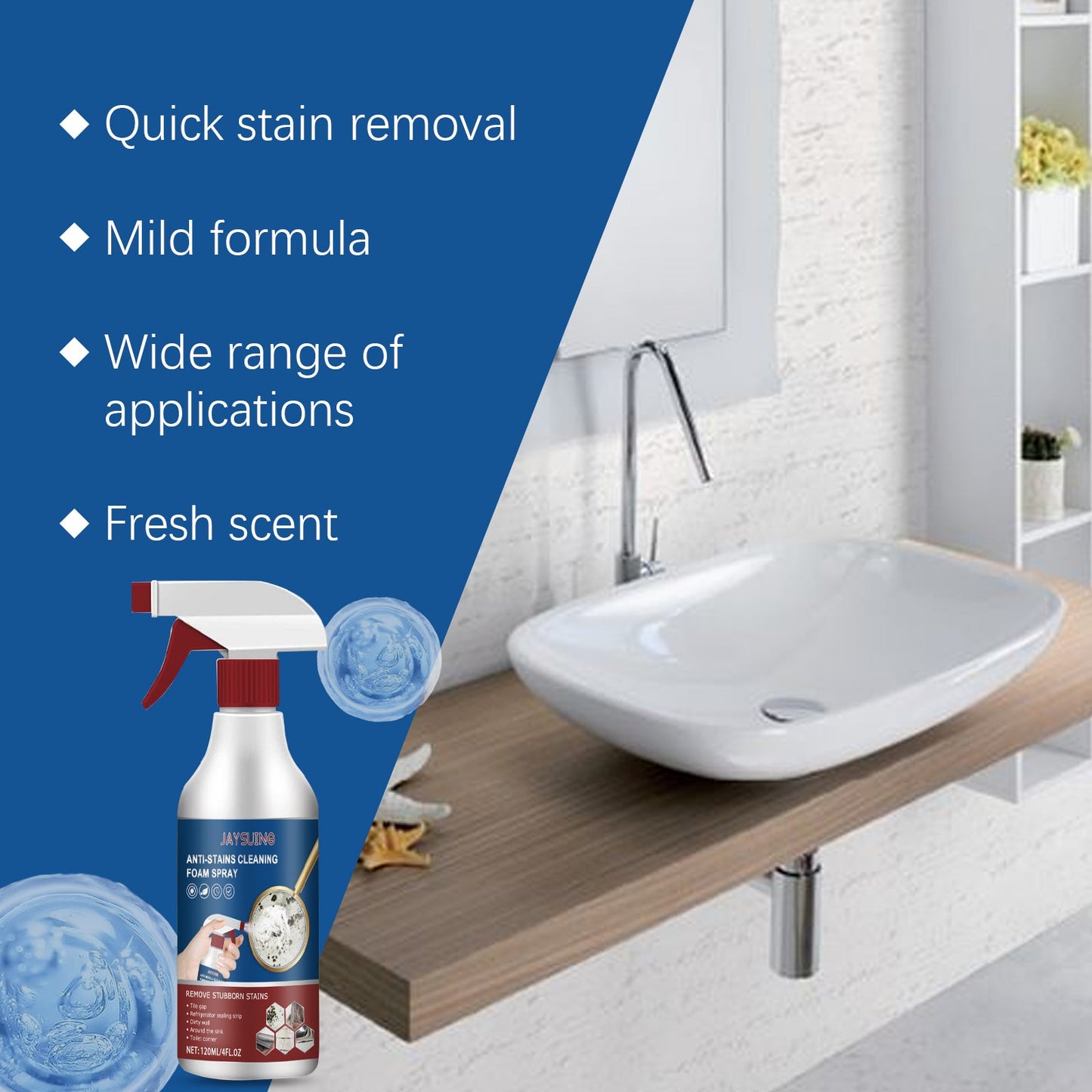 Aerosol de Limpieza Espumoso para Baño Premium