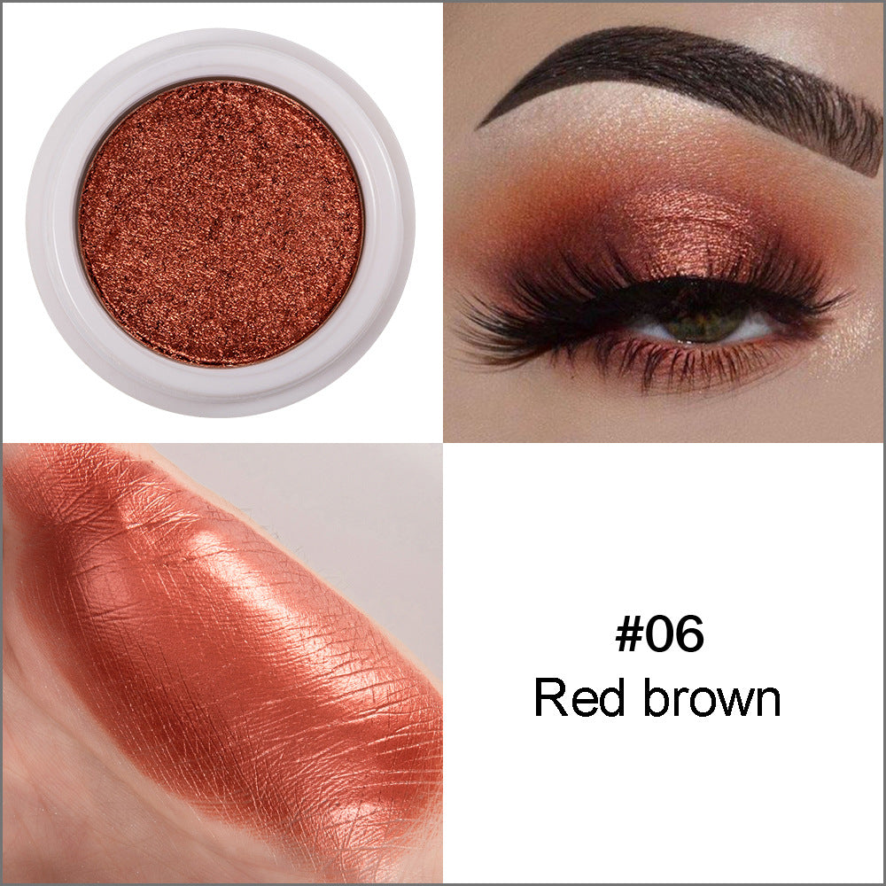 HANDAIYAN Makeup Eye Shadow Monochromatic Polarized Pearlescent Non-Smudge Eye Shadow Cream Easy To Color - Korvel
