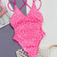 Leopard Plunge Spaghetti Strap One-Piece Swimwear - Korvel
