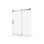 Elan 56 to 60 in. W x 76 in. H Sliding Frameless Soft-Close Shower Door with Premium 3/8 Inch (10mm) Thick Tampered Glass in Matte Black 22D01-60MB - Korvel