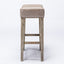 Counter Height 29" Bar Stools for Kitchen Counter Backless Faux Leather Stools Farmhouse Island Chairs (29 Inch Gray Set of 2) - Korvel