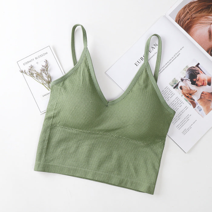 Soutien-gorge de sport tube premium avec design de dos élégant
