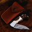 Custom Engraved Damascus Steel Pocket Knife - Unique Gift for Him - Korvel