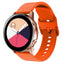 Suitable for Samsung Galaxy Watch Active2 Solid Color Silicone Strap 20/22mm Universal Strap - Korvel