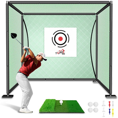Ultimate Golf Driving Practice Cage (Green) - Enhance Your Game - Korvel