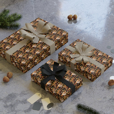 Meowy Christmas Gift Wrapping Paper Roll