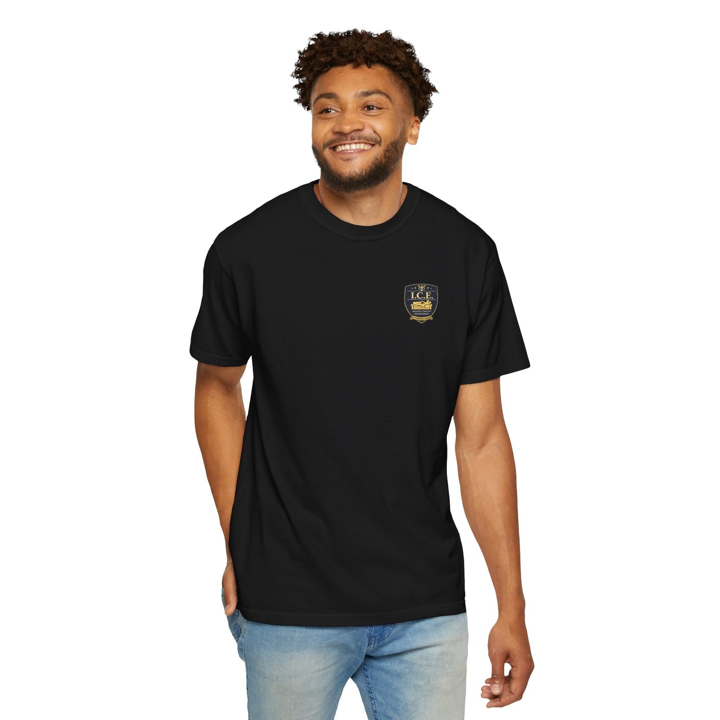 I.C.E. Badge T-Shirt | Institute of Cozy Excellence Tee