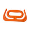 Premium Handheld Shopping Bag Carrier in Orange Red