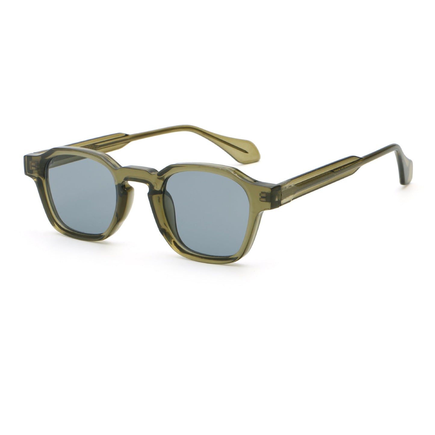 Lunettes de soleil classiques en acide propionique avec épingle de protection solaire
