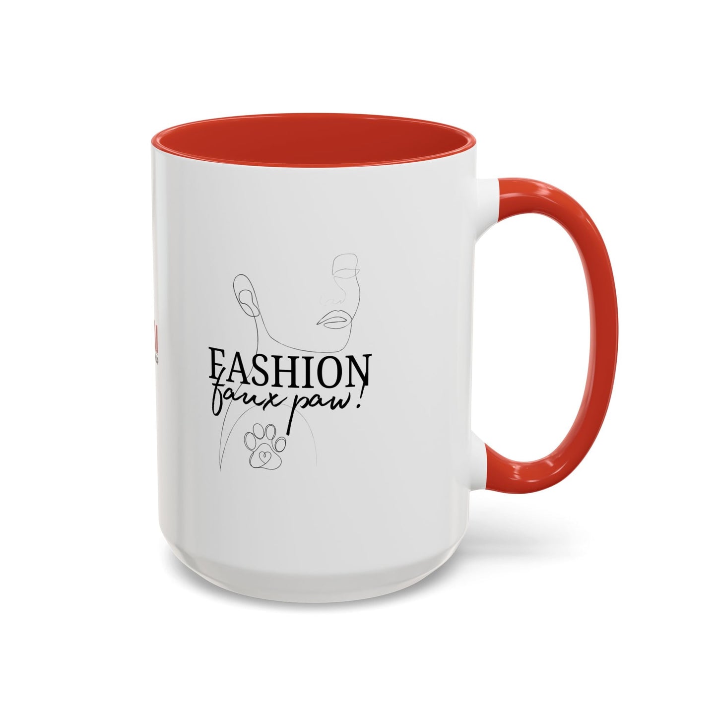 Stylish Faux Paw Accent Coffee Mug - Perfect for Your Brew (11oz & 15oz) - Korvel