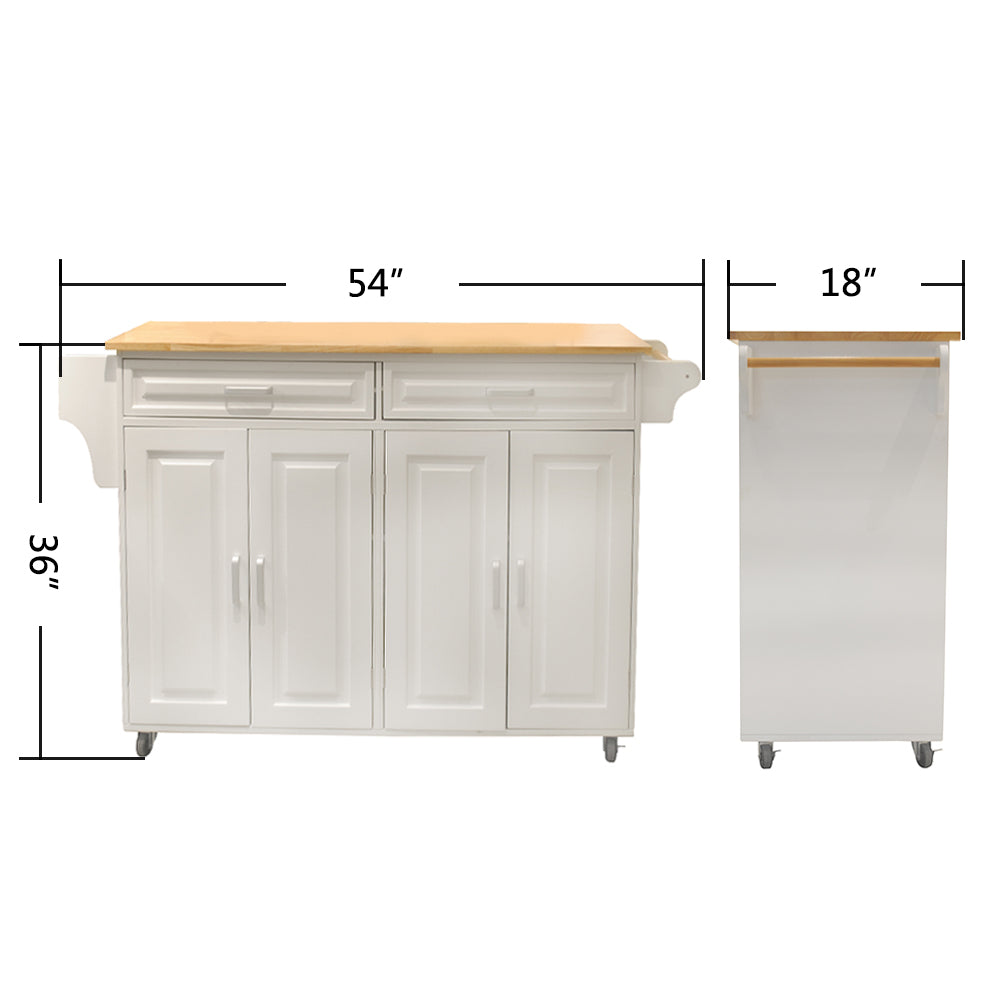 Kitchen Island & Kitchen Cart Mobile Kitchen Island - Korvel