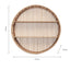 Weaving layer shelf storage rack background wall storage display shelf Bohemian style storage rack - Korvel
