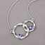 Pendentif en argent sterling avec tanzanite véritable de 0,38 carat