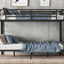 Metal Full XL over Queen Bunk Bed - Space-Saving Design
