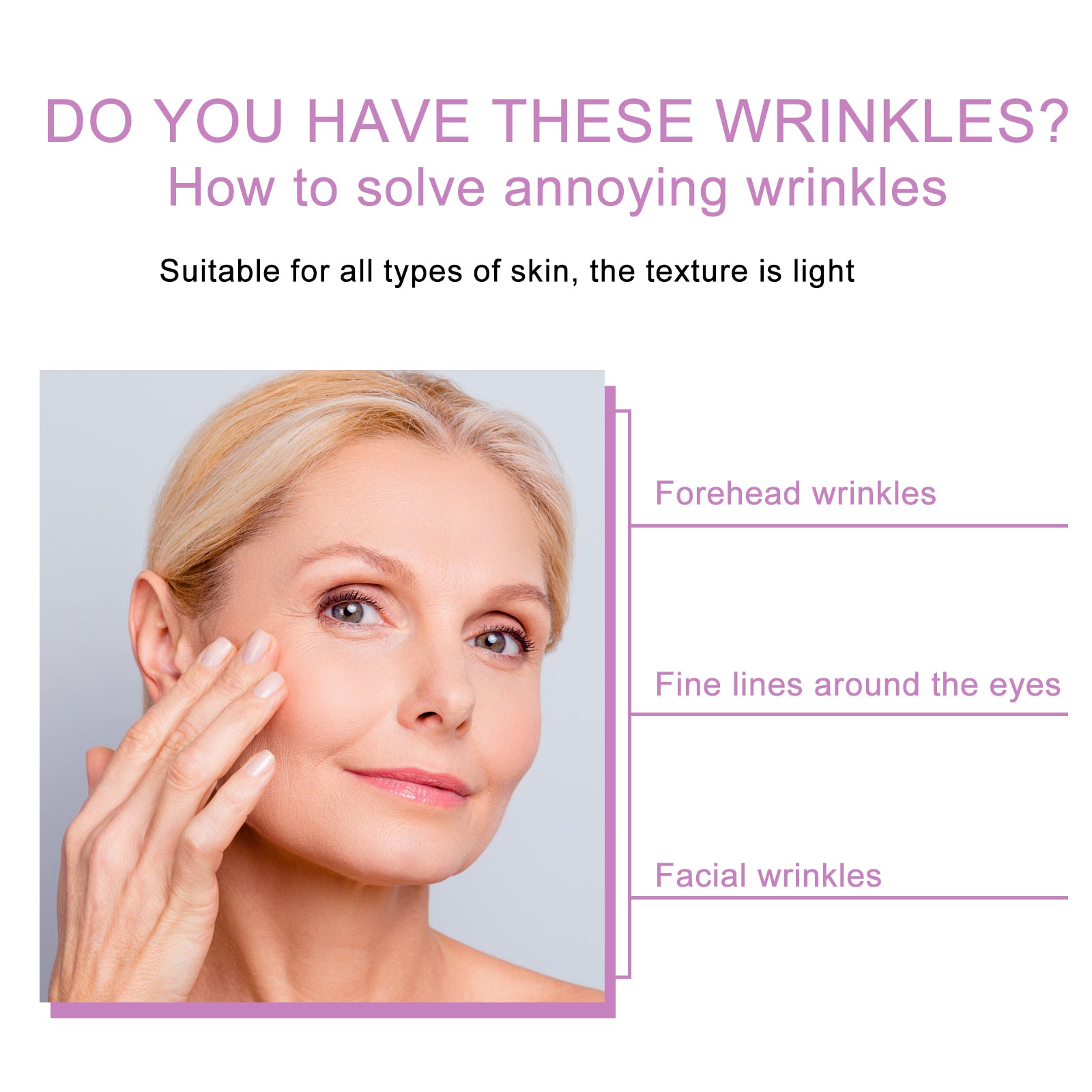 Anti-Wrinkle Facial Lifting Cream Lighten Fine Lines Repair Dull Deep Hydrating Moisturizing And Brightening Cream - Korvel
