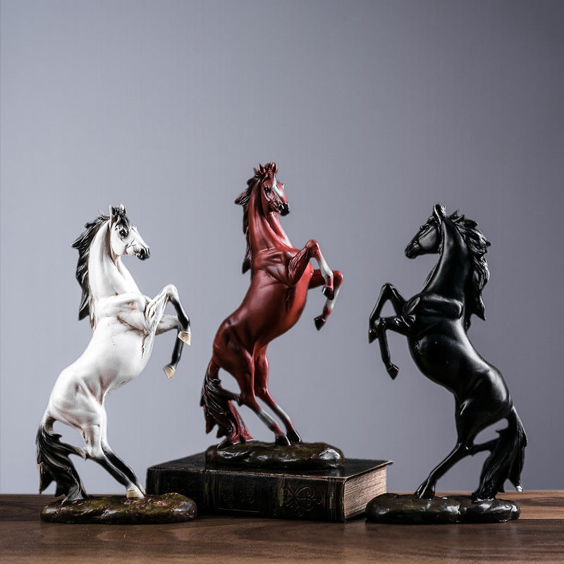 Elegant Resin Animal Figurines for Home Decor