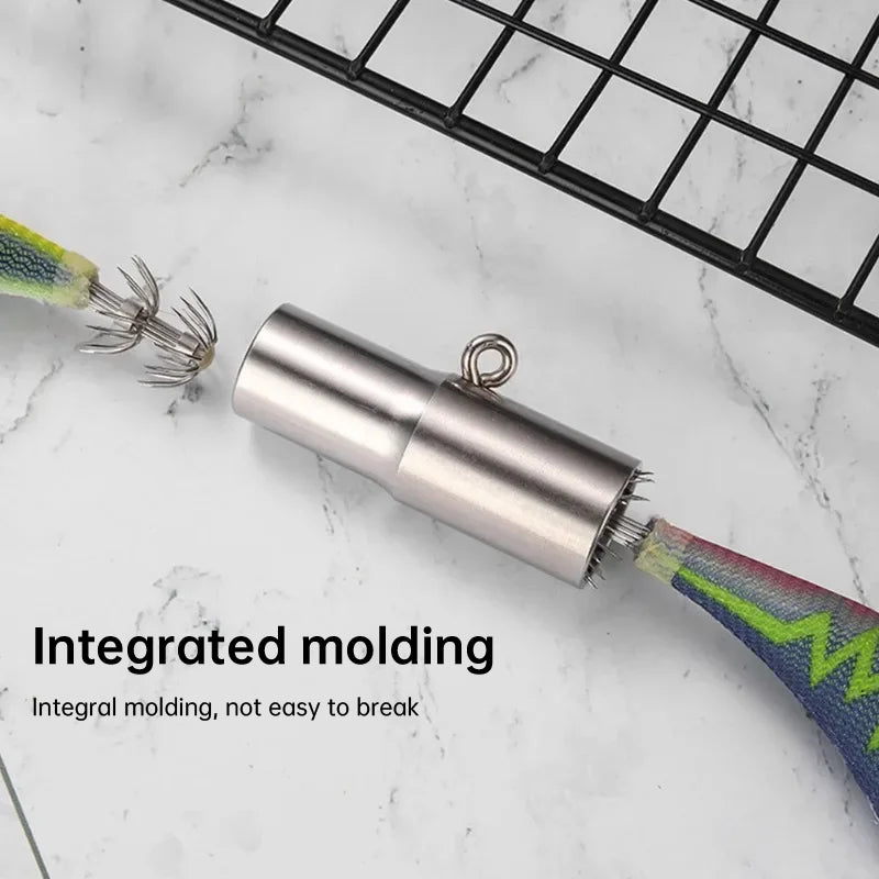 Premium Stainless Steel Squid Hook Corrector Tool