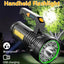 Strong Light Portable Light Flashlight Multi-Function Rechargeable Waterproof Searchlight Outdoor Emergency USB Outdoor Light - Korvel