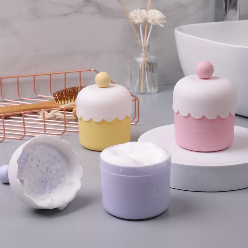 Portable Foam Maker Cup Bubble Foamer Maker Facial Cleanser Foam Cup Body Wash Bubble Maker Bubbler for Face Clean Tools - Korvel