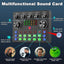 Mixeur audio premium V8S avec changeur de voix pour le streaming