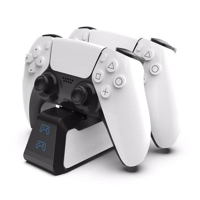 Dual Fast Charger for PS5 Wireless Controller USB 3.1 Type-C Charging Cradle Dock Station for Sony PlayStation5 Joystick Gamepad - Korvel