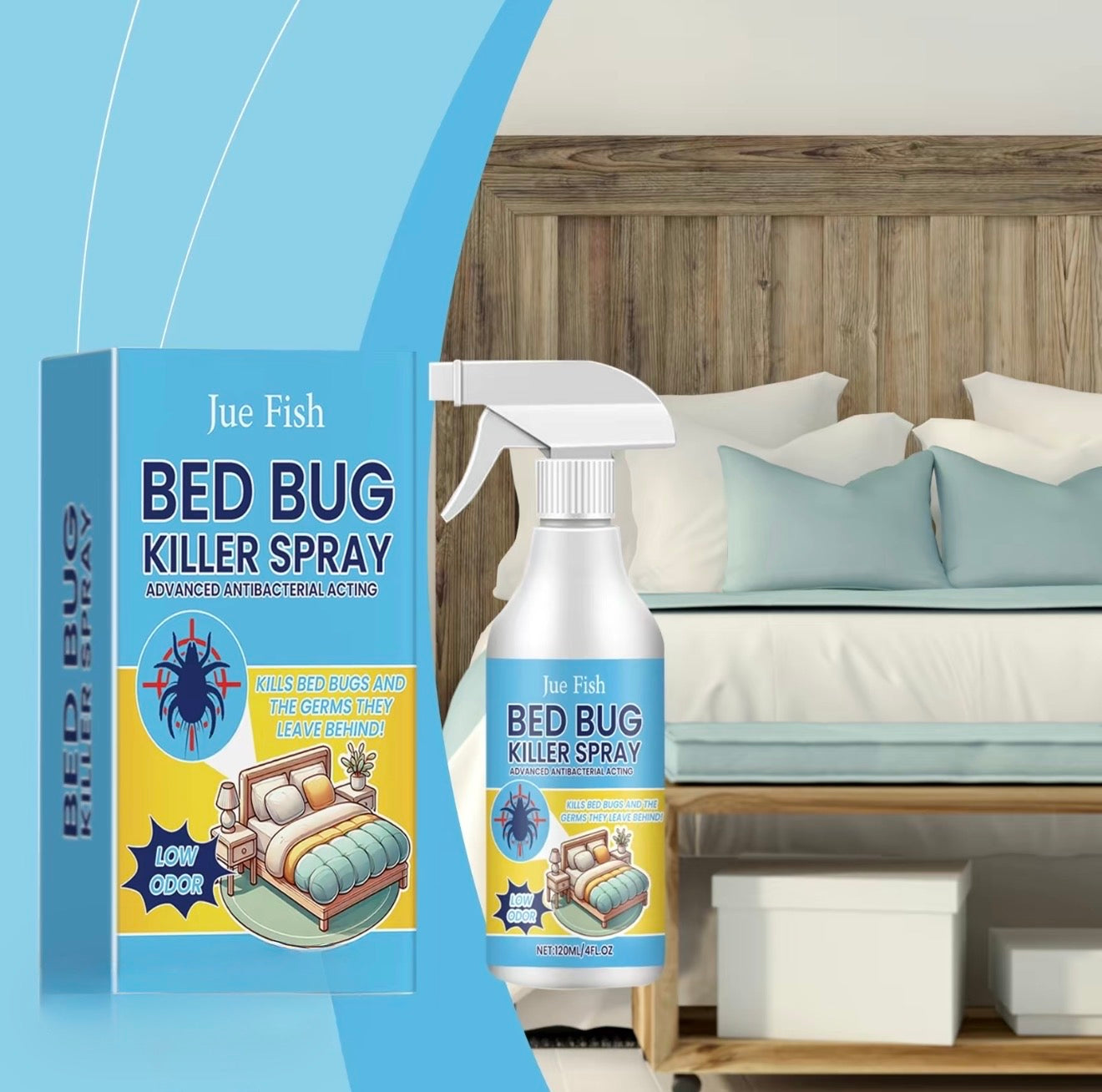 SleepSafe Bed Bug Spray - Family-Safe Pest Control