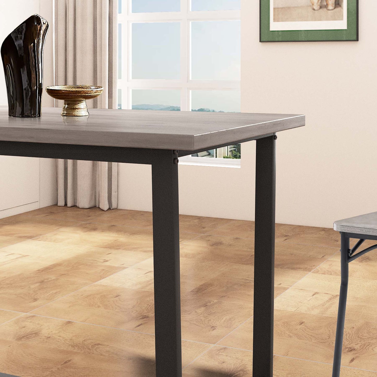 7 Pieces Dining Set 7-Piece Kitchen Table Set Perfect for Kitchen Breakfast Nook - Korvel