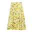 Style Strapless Top with Printed Skirt Set - Korvel